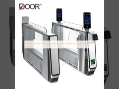 Puerta de enclavamiento de alta seguridad para aeropuerto con servomotor y dos puertas