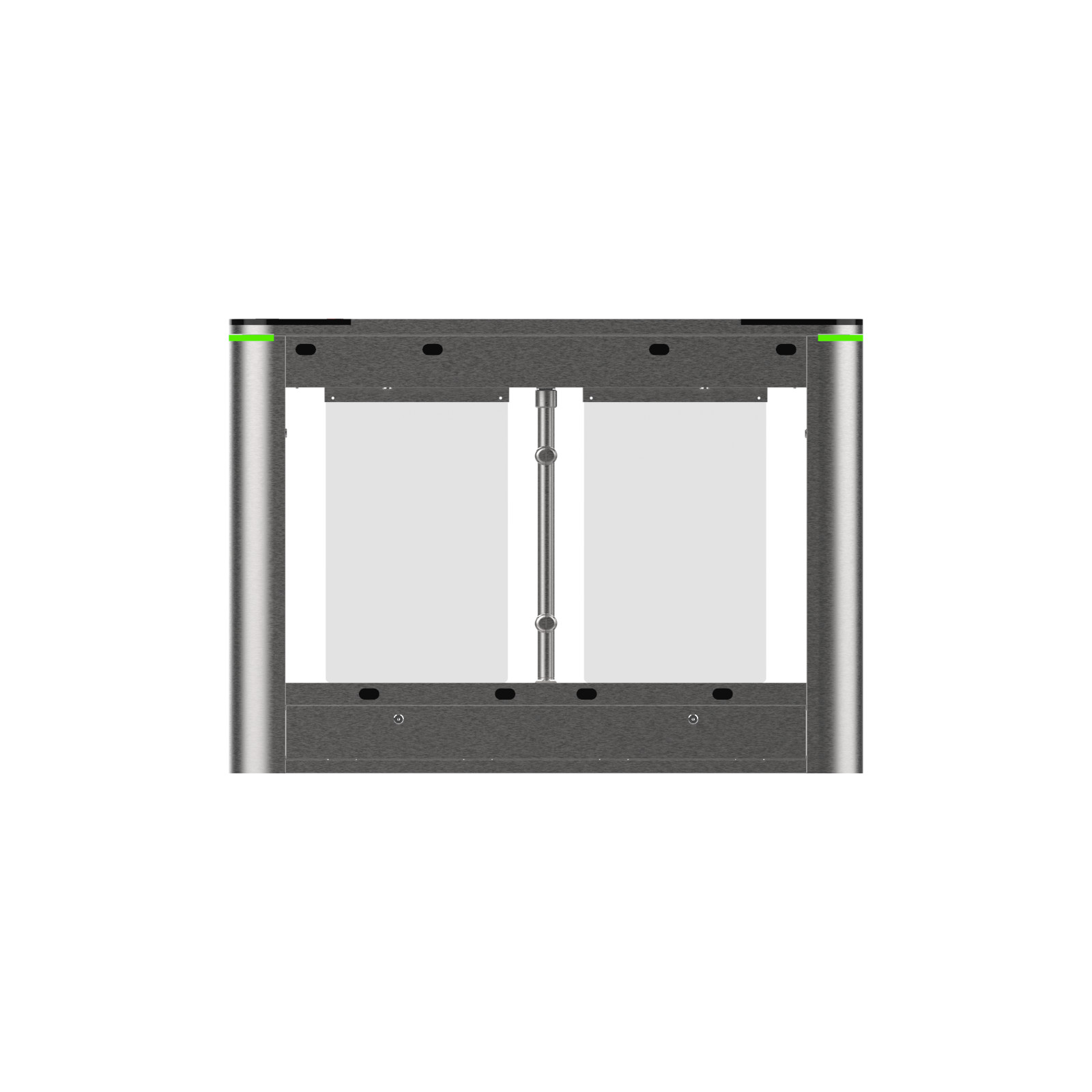 Industrial Armored Facial Recognition Swing Gate Turnstile