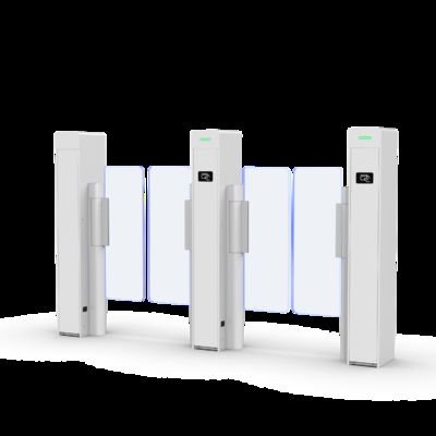 Puerta de velocidad inteligente Puerta giratoria Puerta oscilante Puerta servomotor para Galería de arte Bar de café