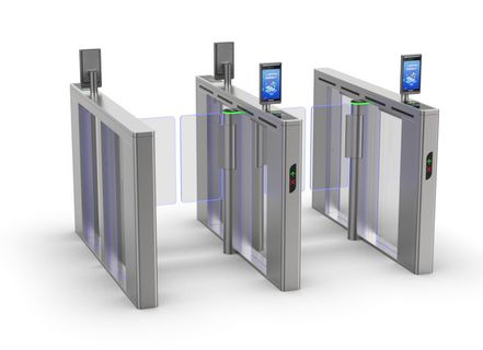 Supermercado Tornos de velocidad Puerta con reconocimiento facial Opción Servo motor Persona Contorl