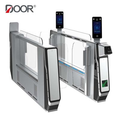 Puerta del dispositivo de seguridad del aeropuerto de la alta seguridad del motor servo con dos puertas